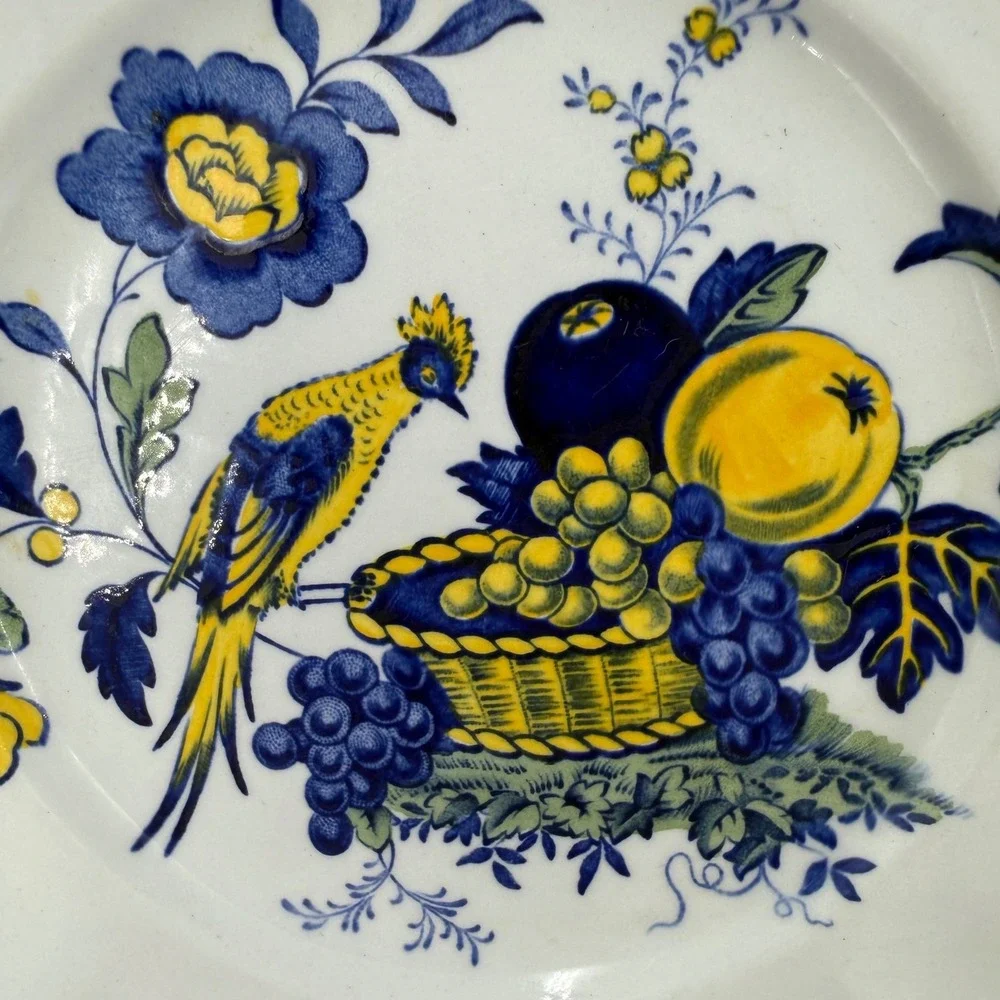 1.a.0.0.7.8 Vtg Copeland Spode Blue Bird S3274 England 6.5